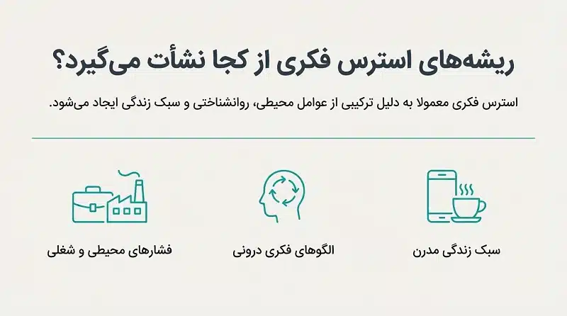 عوامل ایجاد استرس فکری
